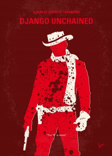 Django Unchained minimal poster