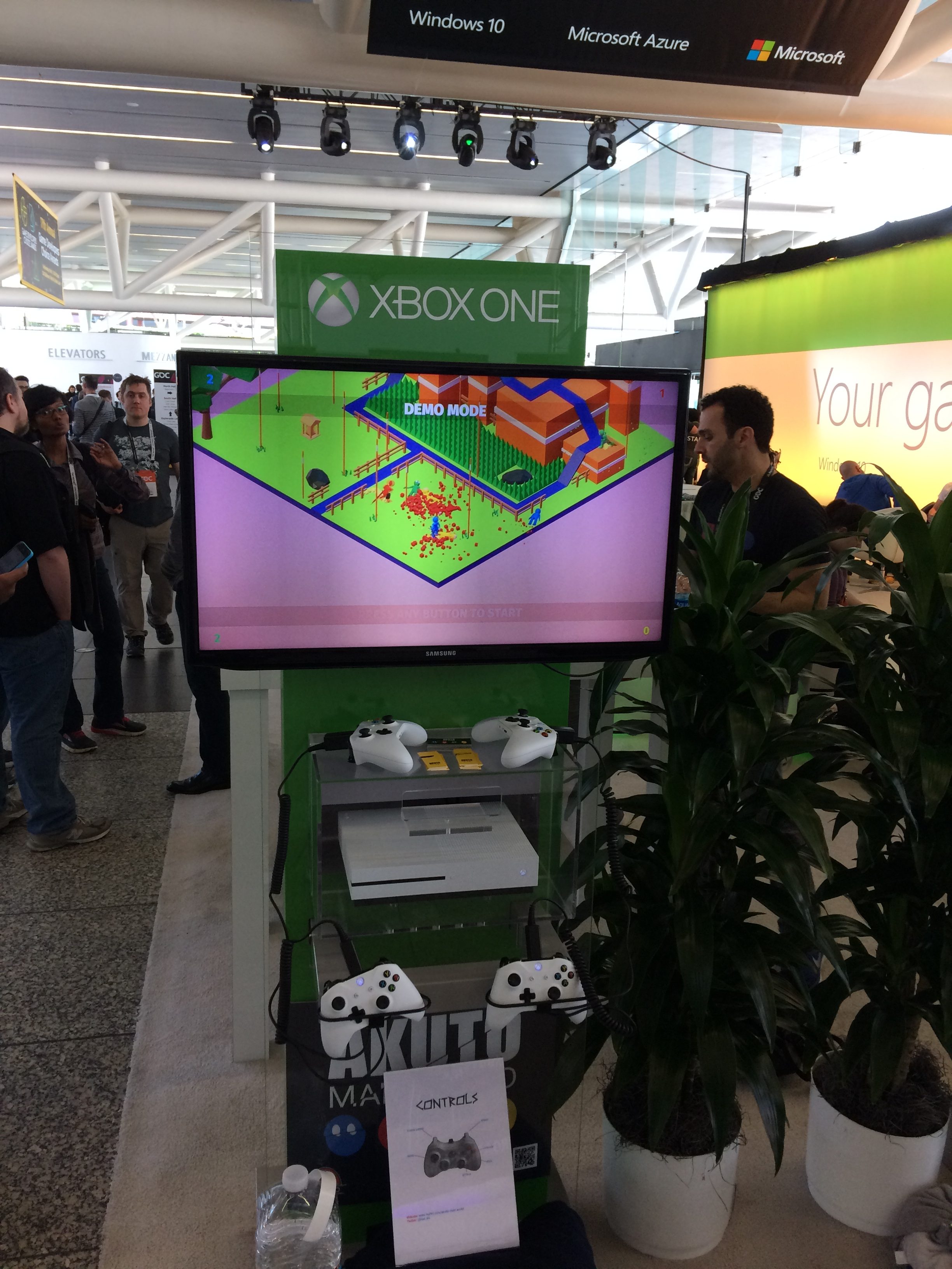 Akuto: Mad World at GDC 2017 Xbox Lobby Bar